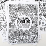 Easy Floral Doodling: How to Draw Flowers, Banners & Patterns