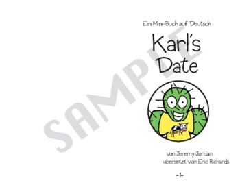 Preview of Easy German Reader - Karl's Date