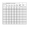 Easy Gradebook Template EDITABLE