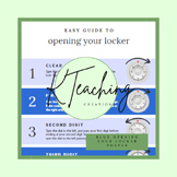 Easy Guide to Opening Your Locker - Blue