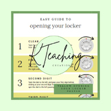 Easy Guide to Opening Your Locker - Yellow