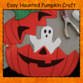 Easy Haunted Pumpkin Craft