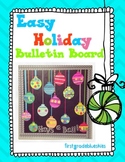 Easy Holiday Bulletin Board Ornament Craftivity