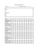Easy IEP goal data collection sheet