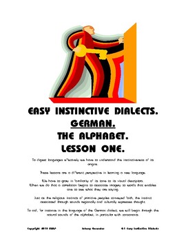 Preview of Easy Instinctive Dialects German 1