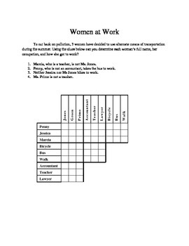 Easy Logic Puzzles by Amber Frank | Teachers Pay Teachers