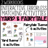Easy Matching Workbook - fairytale & yard theme
