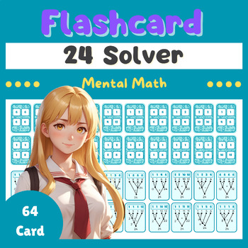 Preview of Easy - Math 24 or Mental Math Cards