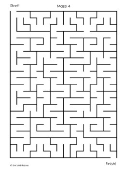 easy mazes vol 1 10 printable mazes pdf by tim s printables