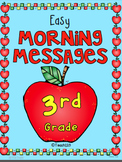 3rd Grade September Morning Messages