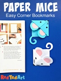 Easy Mouse Corner Bookmark - STEAM Origami Projects (Year 