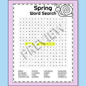 Easy NO PREP April Fools Prank Word Search Puzzle Activity by Chelsi ...