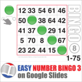 Easy Number Bingo 1-75 ESL ELL Newcomer