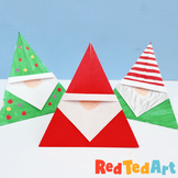 Easy Origami Santa Claus/ Christmas Origami Gnome - STEAM 
