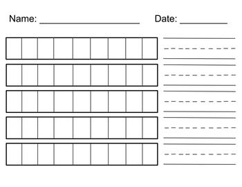 Easy Orthographic Mapping Worksheet by Courtney Mahler | TPT