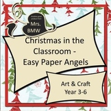 Easy Paper Craft Christmas Angels