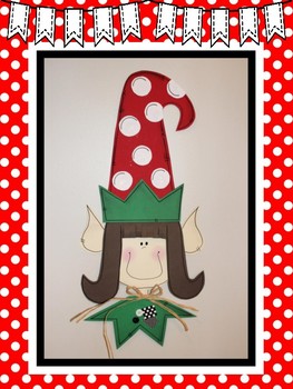 Easy-Peasy Elf Craft by Glyph Girls | Teachers Pay Teachers