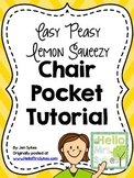 Chair Pocket Tutorial Free Pattern for Sewing
