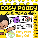Easy Peasy- Long Vowel Team Centers