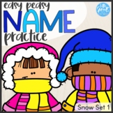 Easy Peasy Name Practice ● SNOW SET 1 ● PreK, Preschool, Kinder