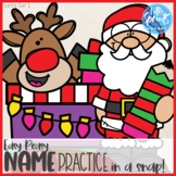 Easy Peasy in a SNAP ● Santa Theme ● One Class Set of Name