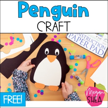 Preview of Easy Penguin Craft Freebie