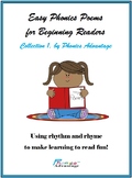 Easy Phonics Poems for Beginning Readers, Collection 1, by