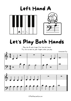 beginner piano songs with numbers