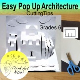 Art Lesson - Easy Pop Up Paper Architecture Think Art Now