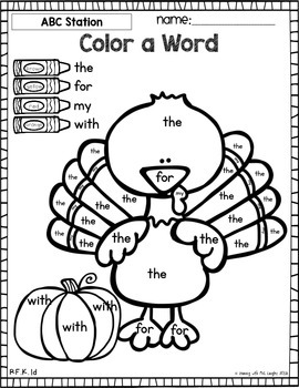 Worksheets for Kindergarten November by Learning with Mrs Langley