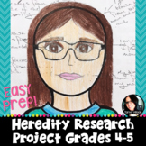 Easy Prep Heredity Research Project for Big Kids Grades 4-