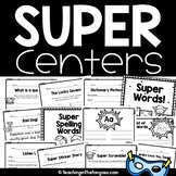 Superhero Literacy Centers for 2nd Grade
