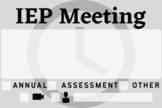 Easy Print IEP Stickers for Planners - Free Black and White