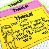 Easy, Quick Printable Thank You Notes