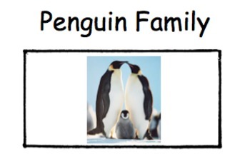 Preview of Emergent Reader - Penguin Family