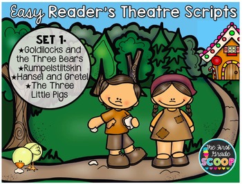 Preview of Easy Reader Reader's Theatre Fairy Tale Scripts for Primary Grades