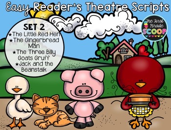 Preview of Easy Reader's Theatre Fairy Tale Scripts Set 2