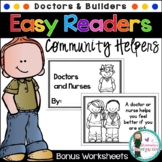 Easy/Emergent Readers! Community Helpers: Doctors/Nurses &