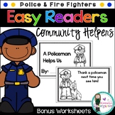 Easy/Emergent Readers! Community Helpers: Police and Firef