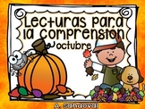 Easy Reading Comprehension OCTOBER  in Spanish comprensión