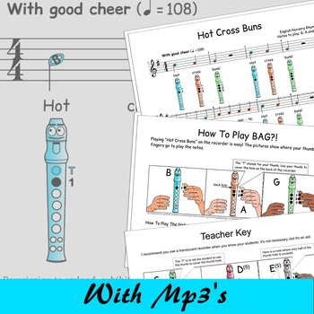 simple recorder songs for beginners with notes and letters