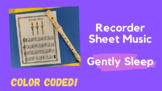 Easy Recorder Sheet Music - Gently Sleep