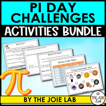 Preview of Easy STEAM: Pi Day STEAM Activities Bundle