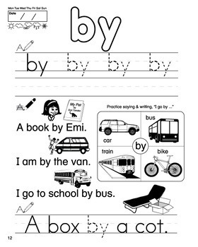 Easy Sight Words 1 Worksheets by Donald's English Classroom | TpT
