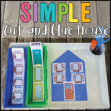 Easy Simple Cutting and Gluing House Craft for Beginner Sc