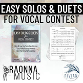 Easy Solos and Duets for Vocal Contest 10 Songs with High 