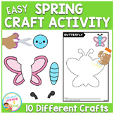 Easy Spring Craft Activity Cut and Paste Fine Motor Skills