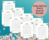 Easy Spring Word Search 8-Puzzle Bundle