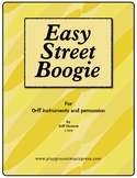 Easy Street Boogie Jazz Music, Improvisation, for Orff Ins