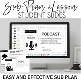 Easy Sub Plan | Student Slides eLesson 